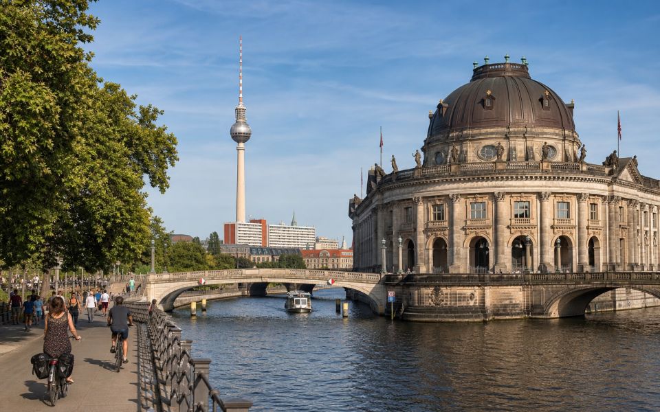 Museum Island, the Spree, and the TV Tower in modern Berlin