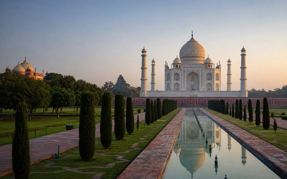 The Taj Mahal and the garden architecture of India's Golden Triangle route