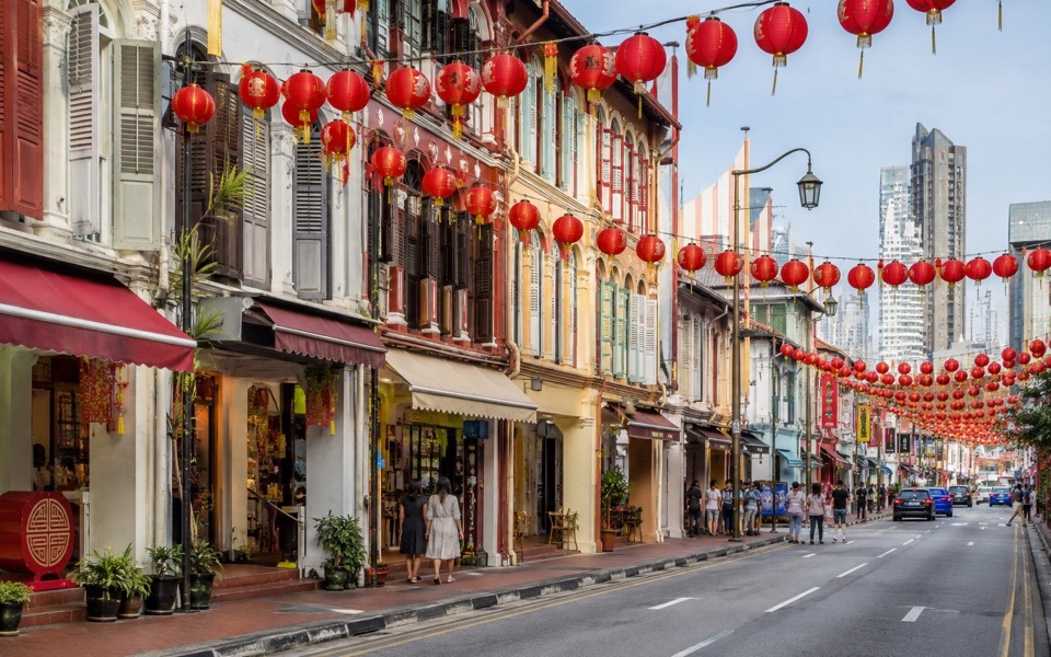 Красочные шопхаусы Chinatown и Tiong Bahru в Сингапуре