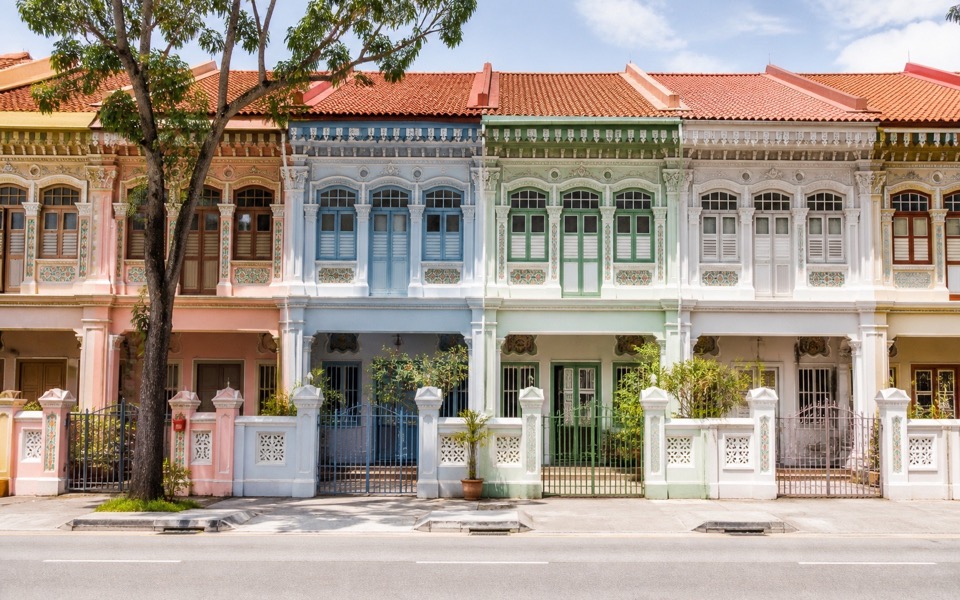 Перанаканские дома Joo Chiat и зеленая набережная East Coast