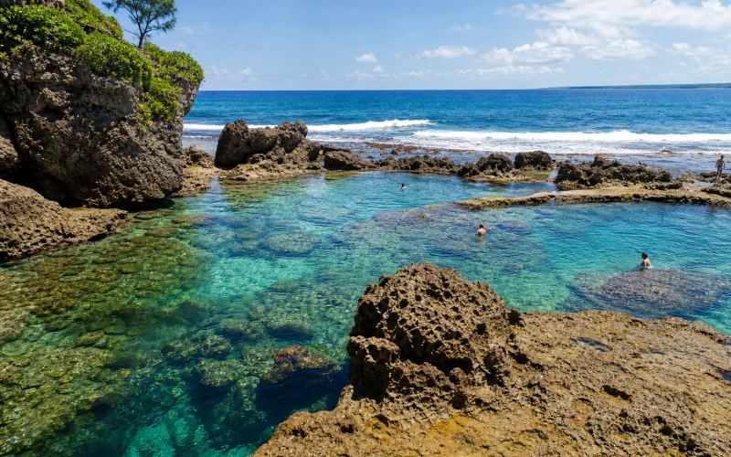 Magpupungko Natural Tidal Pools on Siargao Island